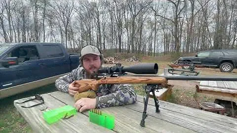 Remington 700 VLS .243 Sight In with V-MAXs for Groundhog Season