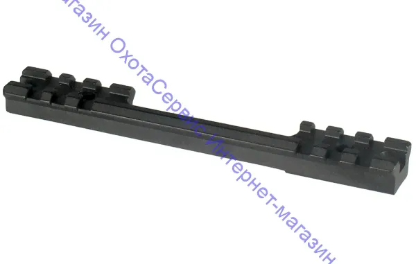 Планка Picatinny UTG на Remington 700, Short Action, 3+3 слота, вырез под гильзу, сталь, 122г, MNT-RM700S-4