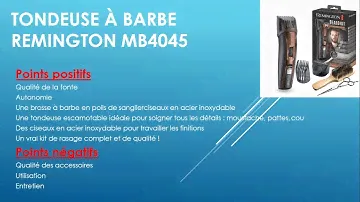 Test tondeuse à barbe Remington Beard Kit MB4045
