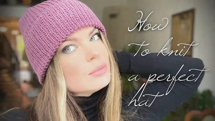 Вяжем ИДЕАЛЬНУЮ БАЗОВУЮ ШАПКУ РЕЗИНКОЙ с красивой макушкой! 🔮 How to knit a perfect hat