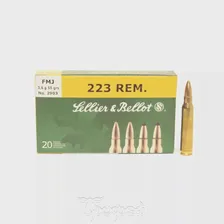 Патрон .223 REMINGTON FMJ 3.6 гр.об. SELLIER BELLOT