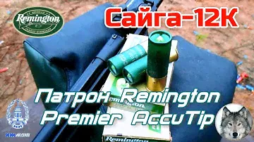 Патрон Remington Premier AccuTip 12К на 100 м. (Remington Premier AccuTip bullet 12/70 at 100 m)
