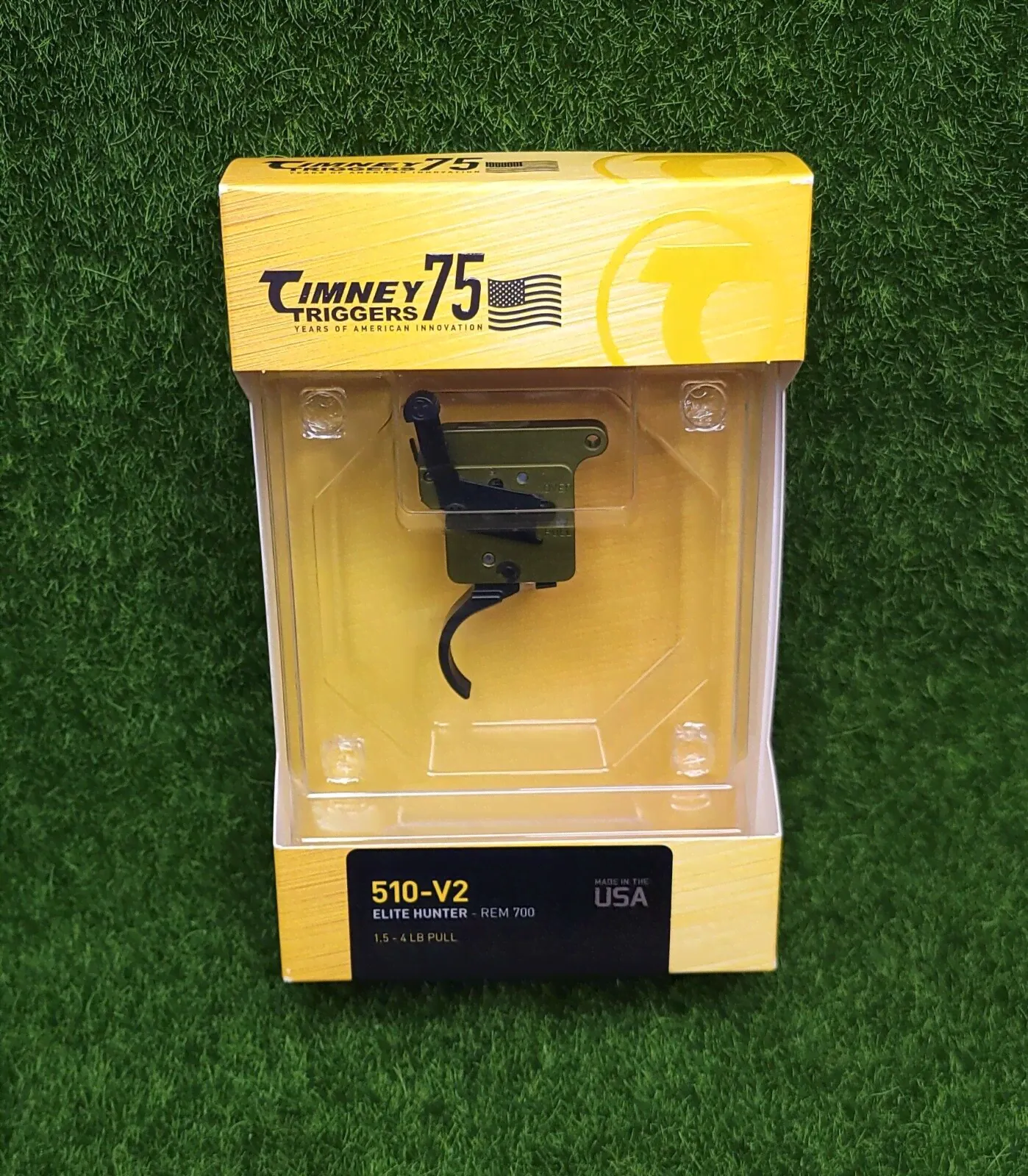 Timney Triggers ELITE HUNTER Remington 700 Curved Trigger, Right, Black - 510-V2-0