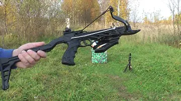 Арбалет-пистолет Man Kung MK-TCS2 Alligator - Обзор со стрельбой