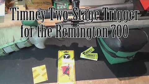 Timney Two Stage Trigger for the Remington 700: Install and review.