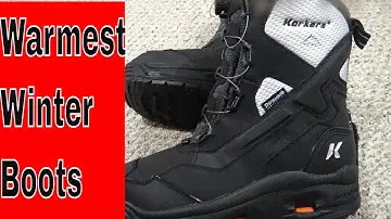 The Warmest Winter Boots For Ice COLD Winter/Snowmobiling